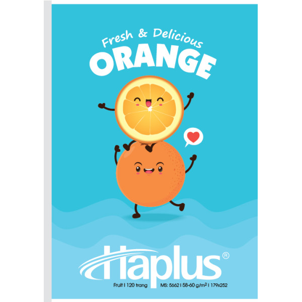 Vở kẻ ngang Haplus - Fruit 80 trang